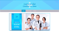 Desktop Screenshot of centrodesaludlatoma.com