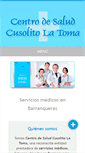 Mobile Screenshot of centrodesaludlatoma.com