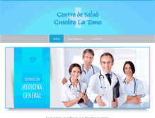 Tablet Screenshot of centrodesaludlatoma.com